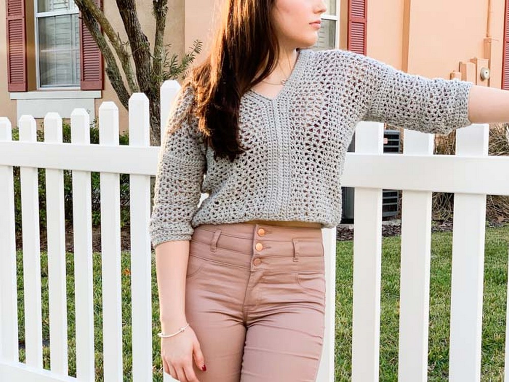Light-weight Crochet Sweater Pattern