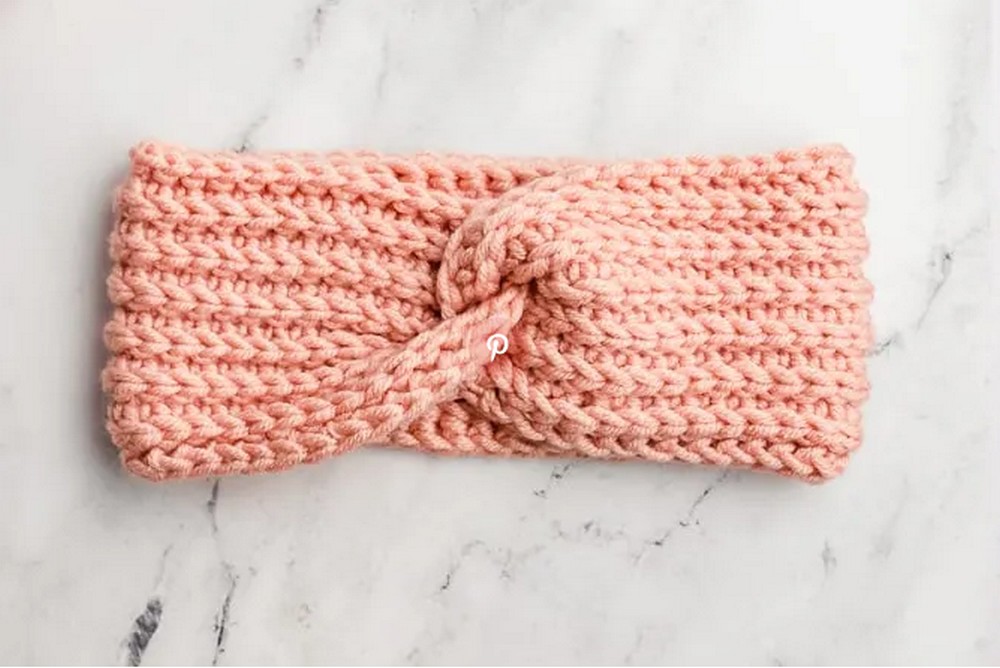 Twisted Crochet Ear Warmer Headband Free Pattern