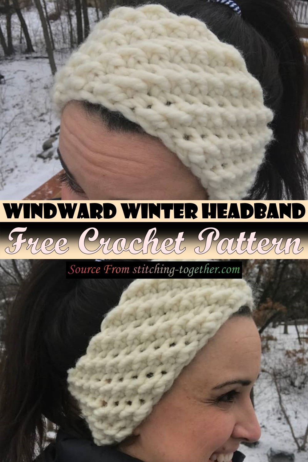Windward Winter Headband Crochet Pattern