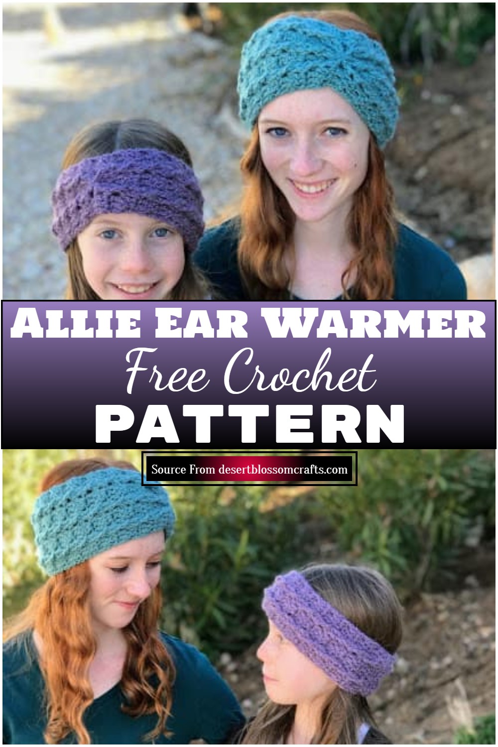Allie Crochet Ear Warmer Pattern For Kids