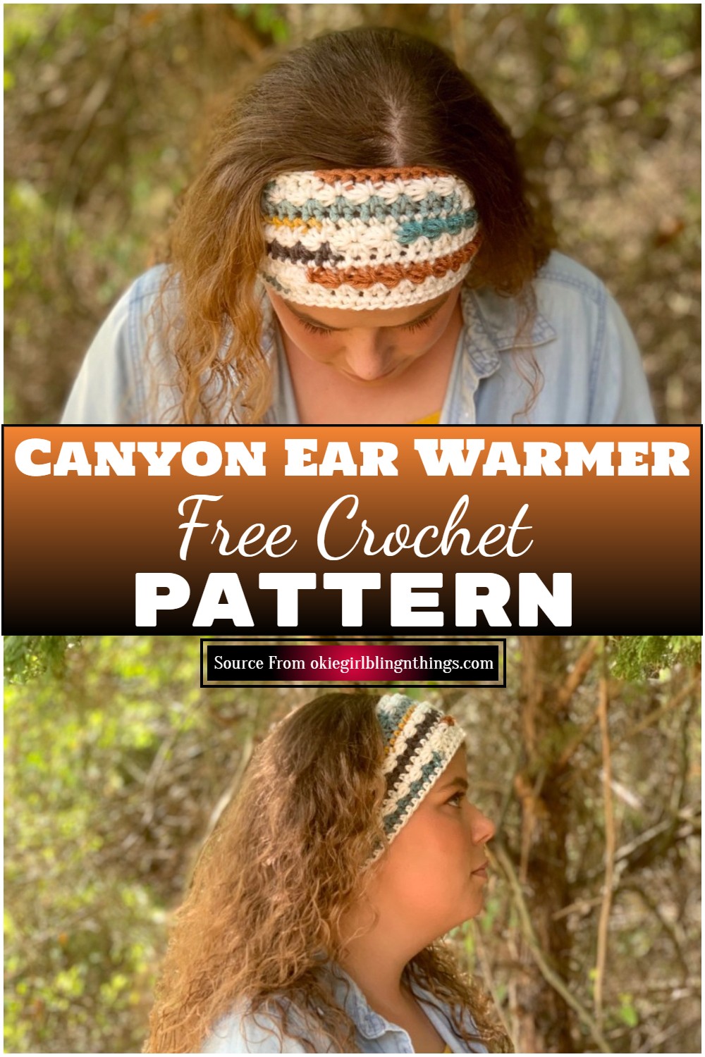 Canyon Crochet Ear Warmer Pattern