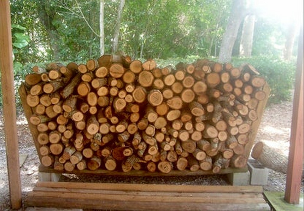 DIY Firewood Rack Using No Tools