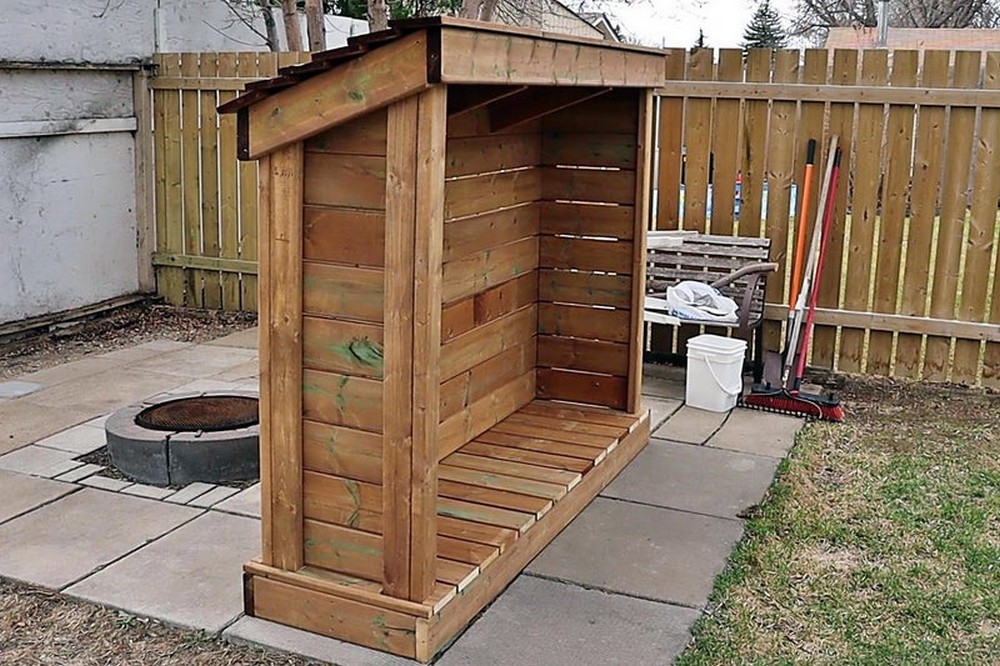 DIY Firewood Shed