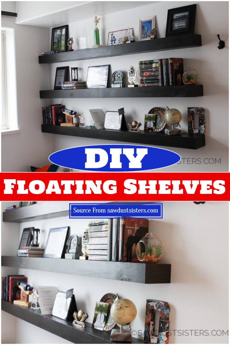 29 Handmade DIY Floating Shelf Plans DIYsCraftsy