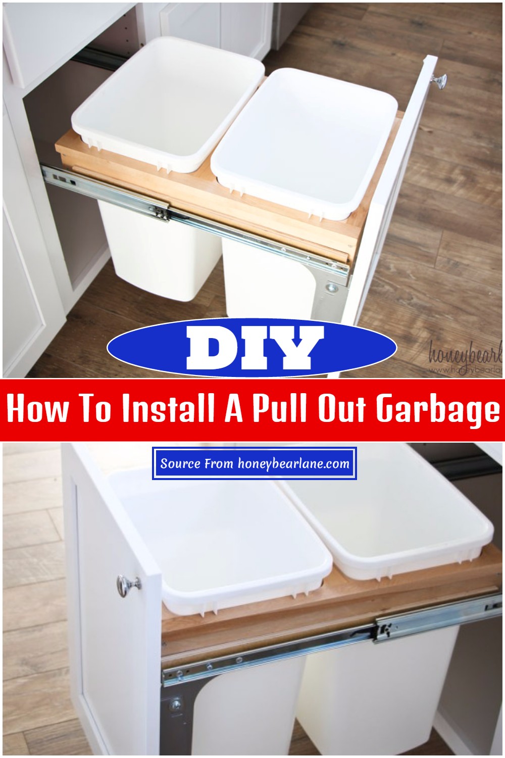 DIY How To Install A Pull Out Garbage