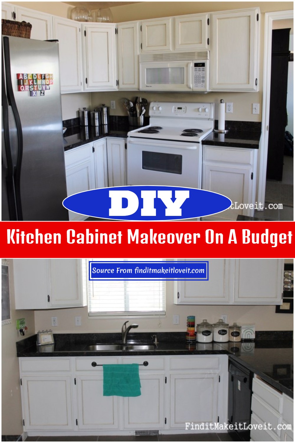 DIY Kitchen Cabinet Makeover On A Budget