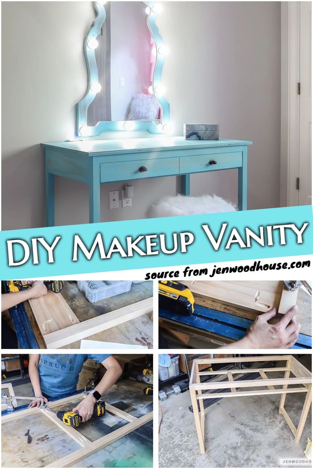 Pallet Makeup Vanity Plans | Saubhaya Makeup