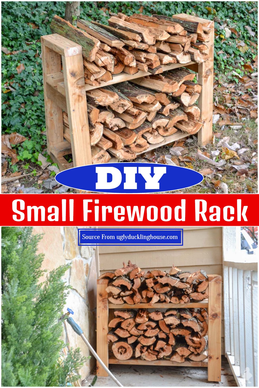 DIY Small Firewood Rack