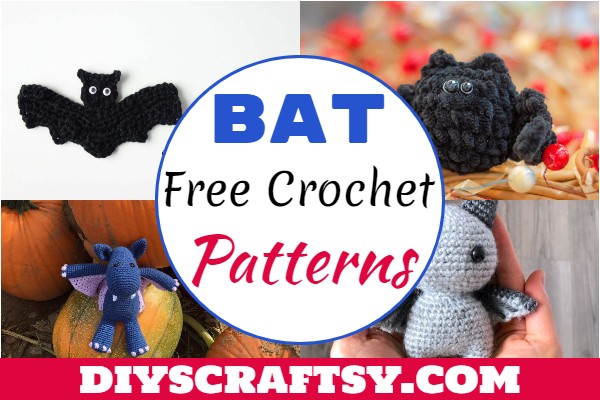 20 Free Crochet Bat Patterns - DIYsCraftsy