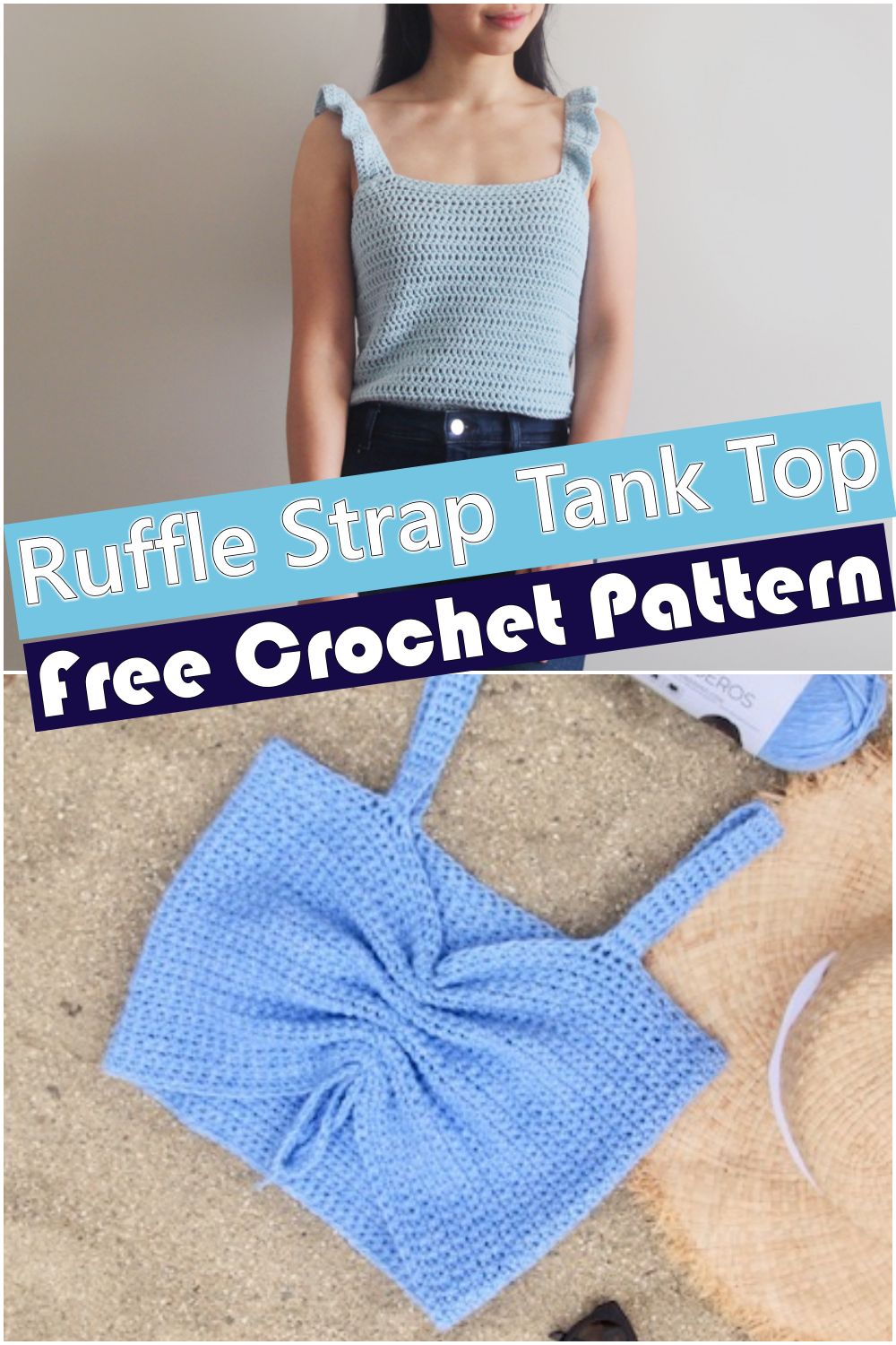 Ruffle Strap Tank Top