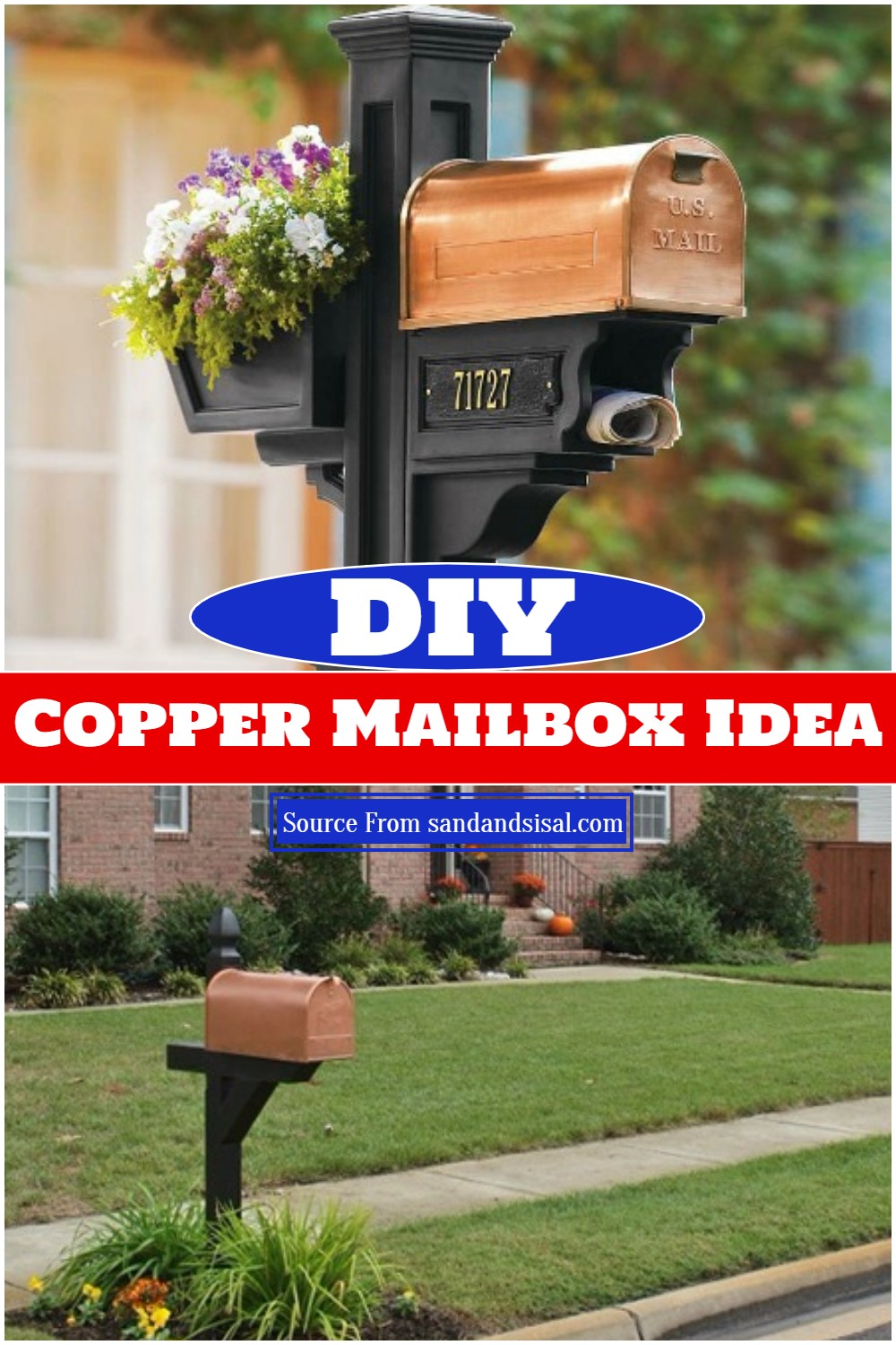 DIY Copper Mailbox Idea