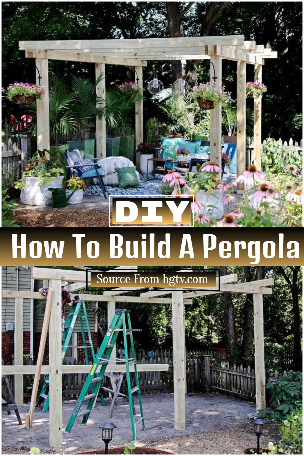DIY How To Build A Pergola
