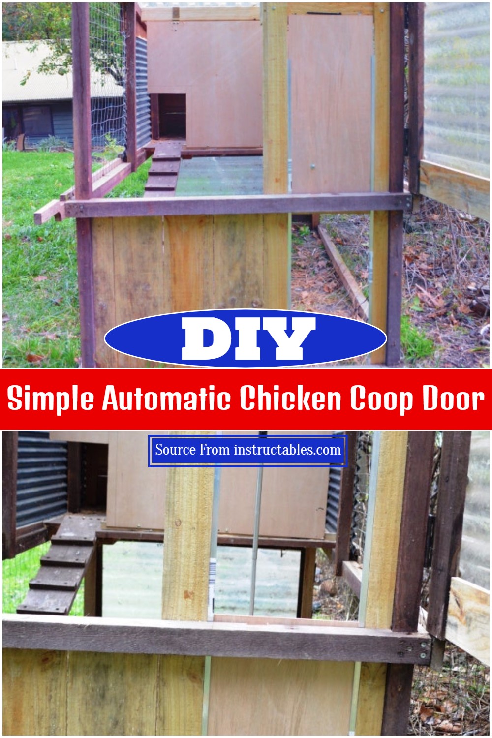DIY Simple Automatic Chicken Coop Door