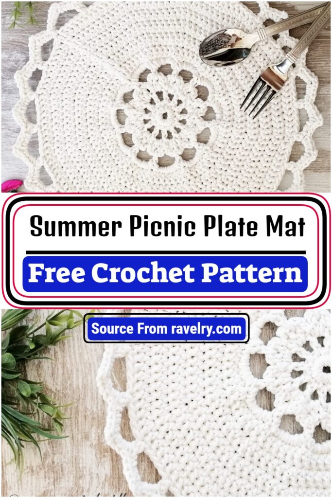 15 Best Free Crochet Table Mat Patterns DIYsCraftsy