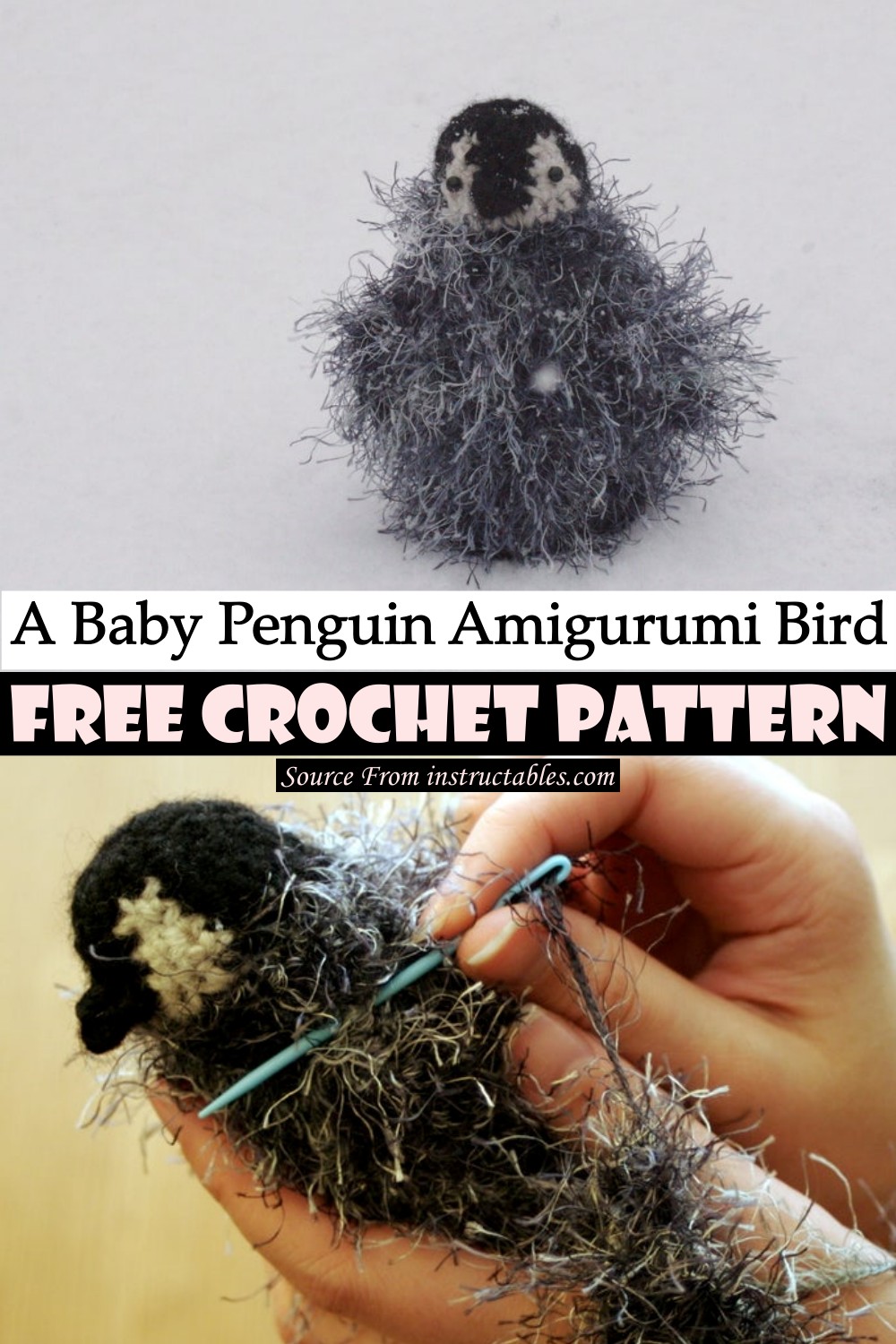 Crochet A Baby Penguin Amigurumi Free Bird Pattern