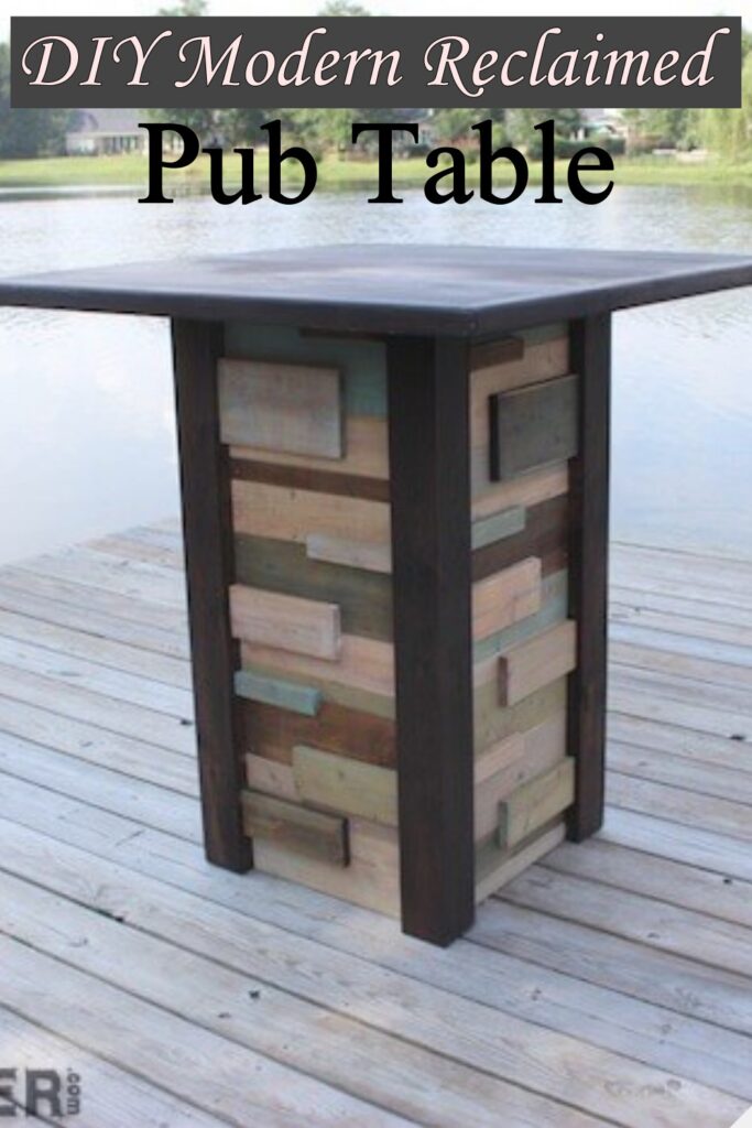 40 DIY Bar Table Ideas & Plans You Can Build Easily DIYsCraftsy