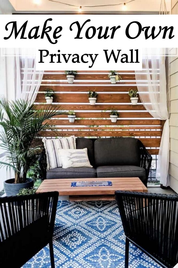 10 DIY Privacy Screen Ideas For Indoor And Outdoor - DIYsCraftsy