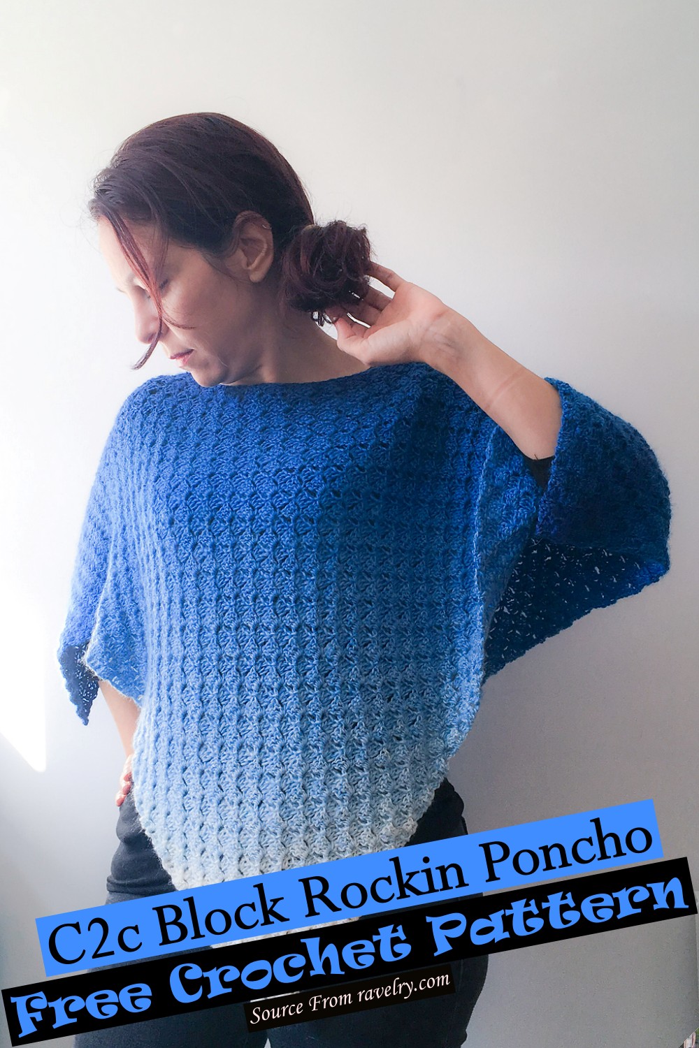 C2c Block Rockin Poncho Pattern