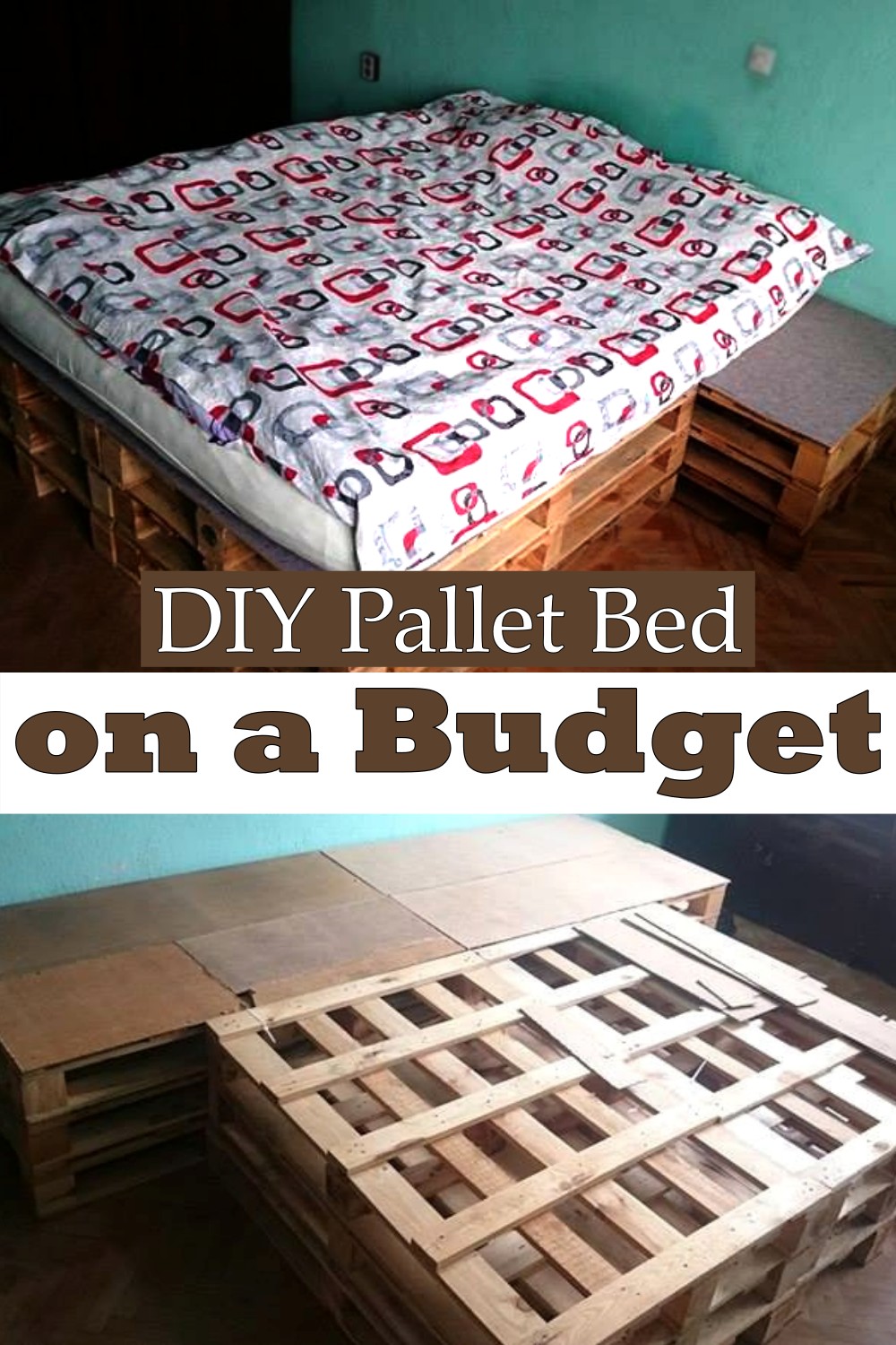 DIY Pallet Bed on a Budget