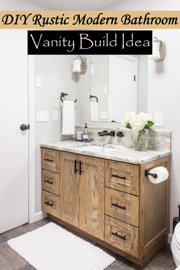 10 DIY Bathroom Vanity Ideas For Custom Storage - DIYsCraftsy