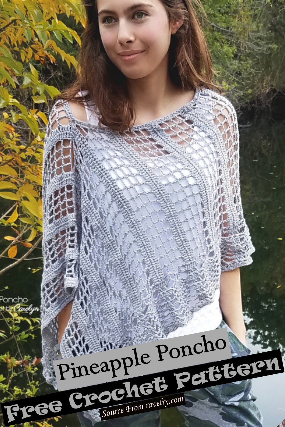 Free Crochet Pineapple Poncho Pattern