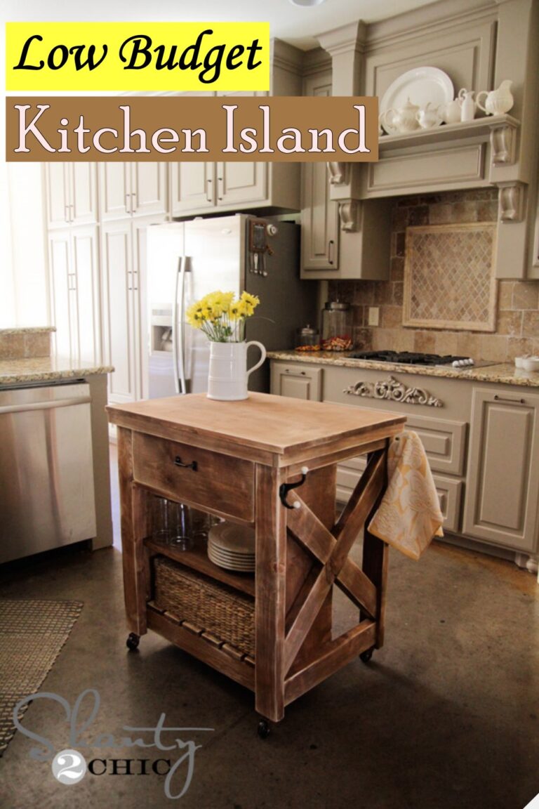25 Cheap DIY Kitchen Island Ideas - DIYsCraftsy