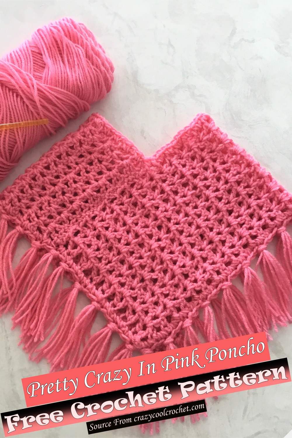 Pretty Crazy In Pink Poncho