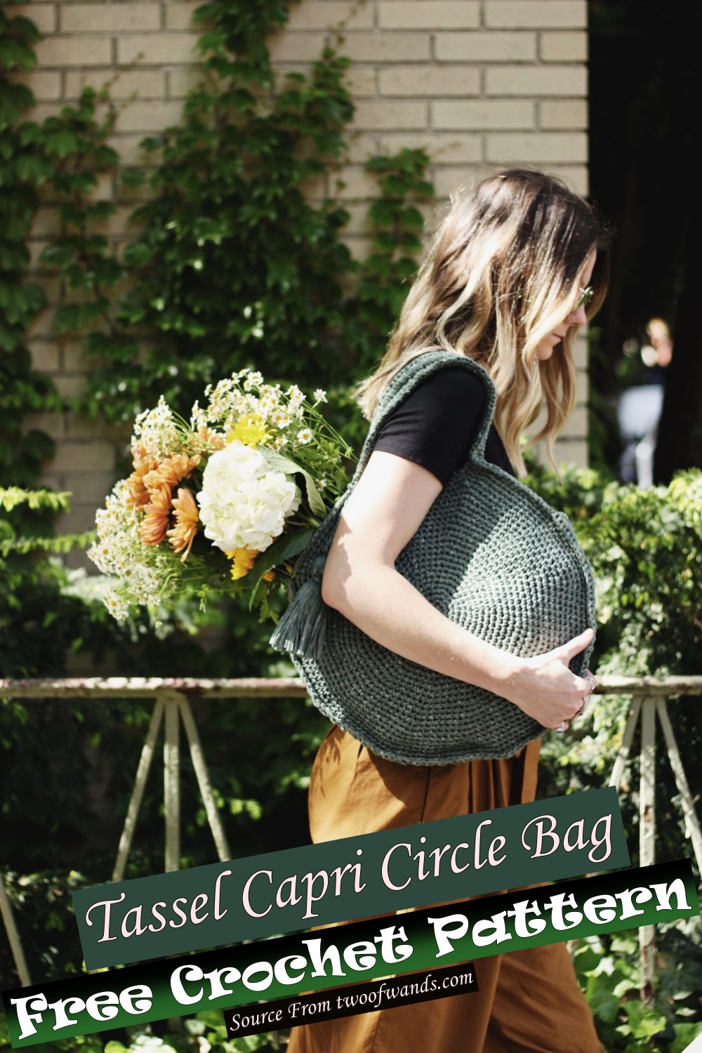 Free Crochet Tassel Capri Circle Bag