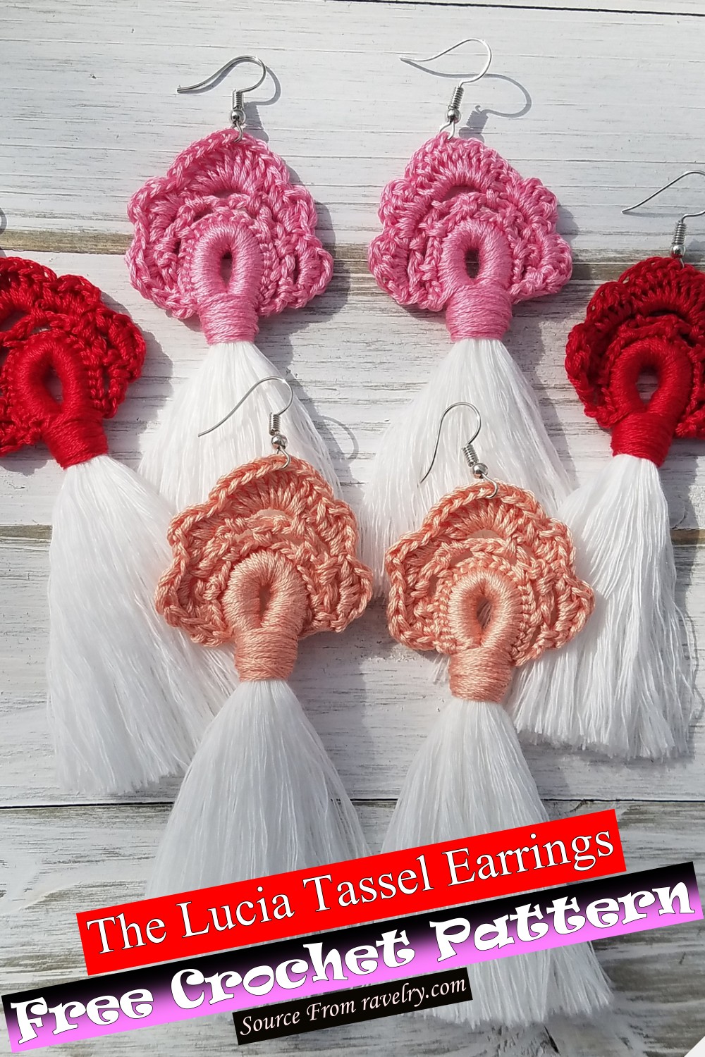 Free Crochet The Lucia Tassel Earrings