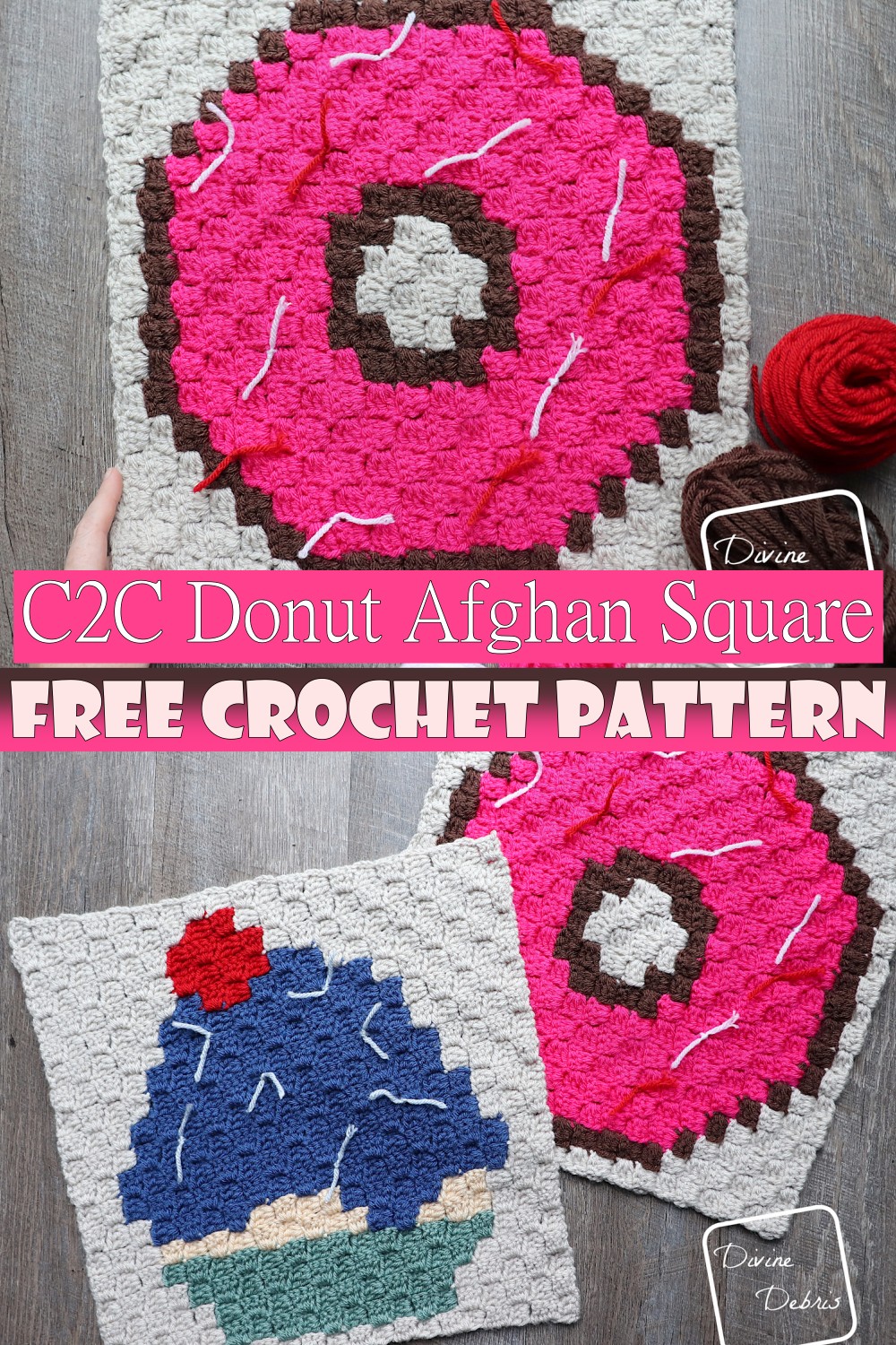 C2C Donut Afghan Square