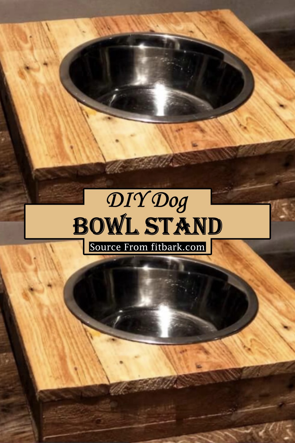 DIY Dog Bowl Stand