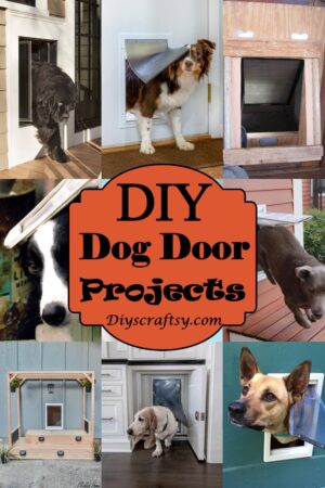 19 Homemade DIY Dog Door Plans For Canine - DIYs Craftsy