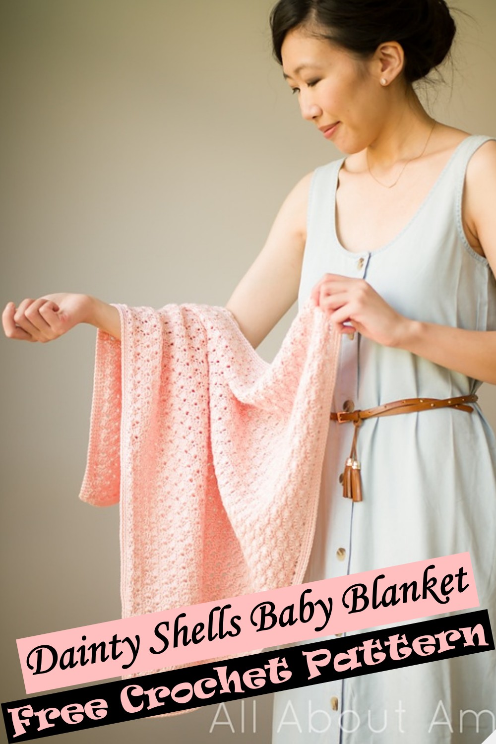 Dainty Shells Baby Blanket
