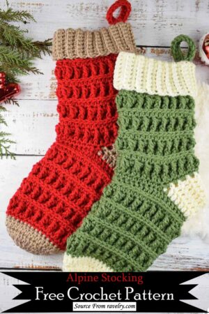 25 Creative Free Crochet Christmas Stocking Patterns - DIYsCraftsy