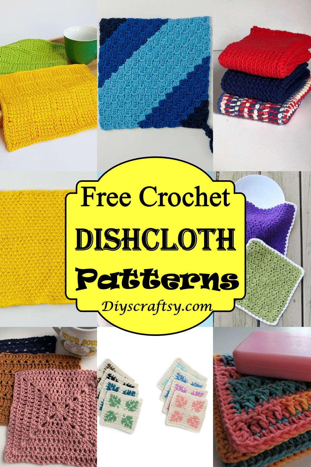 Free Crochet Dishcloth Patterns
