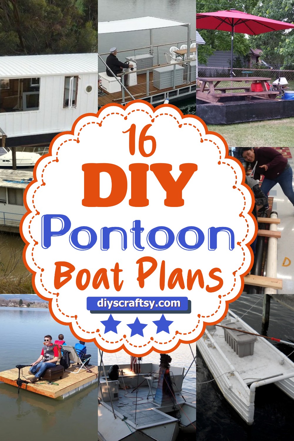 16 DIY Pontoon Boat Plans You Can Make Easily