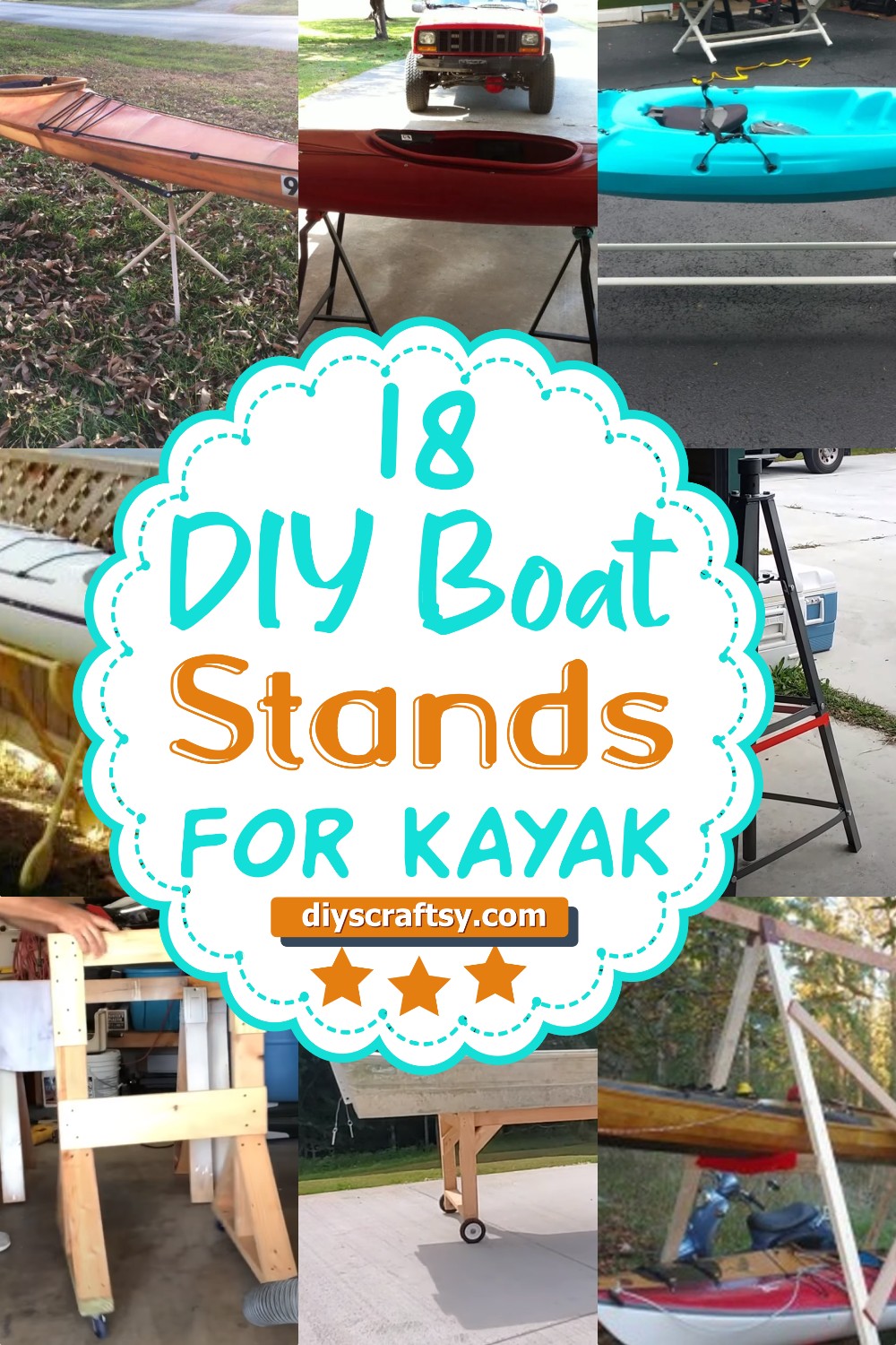 18 DIY Boat Stands For Kayak
