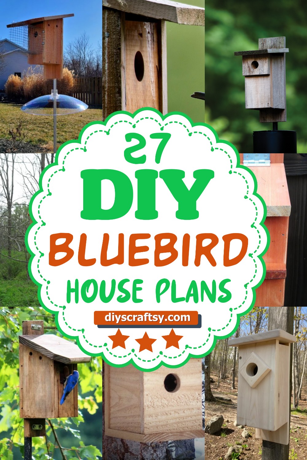 27 DIY Bluebird House Plans
