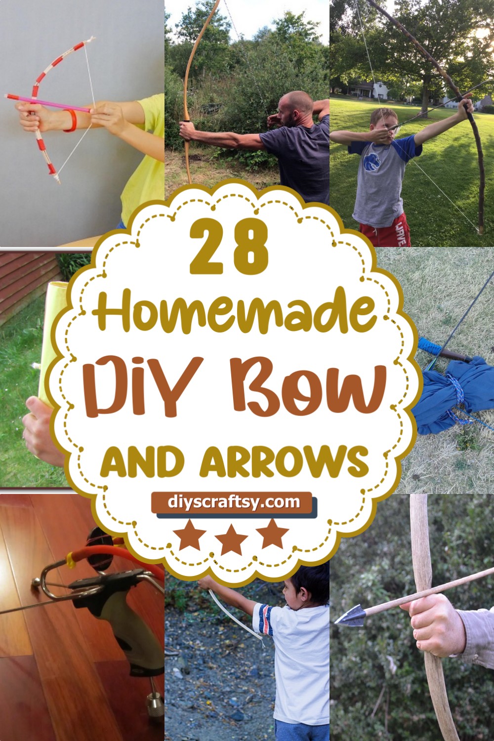 28 Homemade DIY Bow And Arrows You Can Build Easily DIYsCraftsy