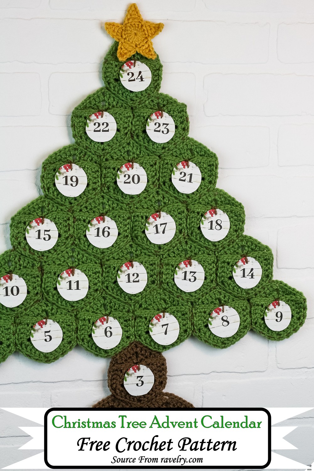 Christmas Tree Advent Calendar