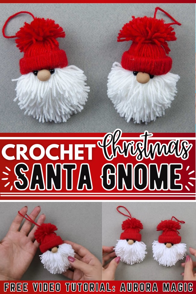 Crochet Santa Gnome