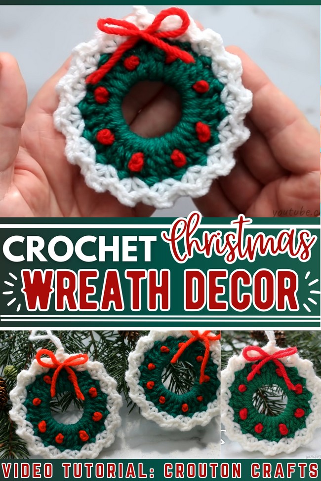 Crocheted Wreath Ornament