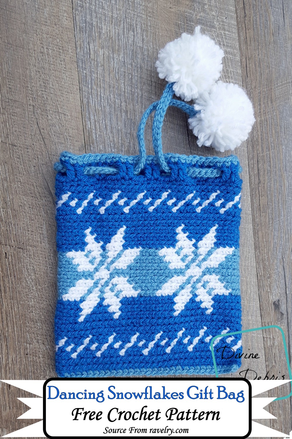 Dancing Snowflakes Gift Bag