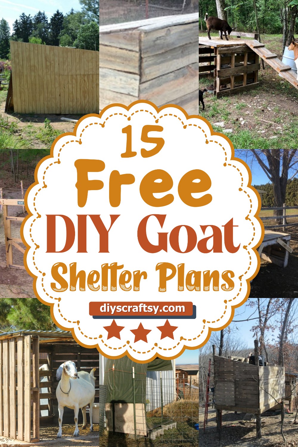 15 Free DIY Goat Shelter Plans