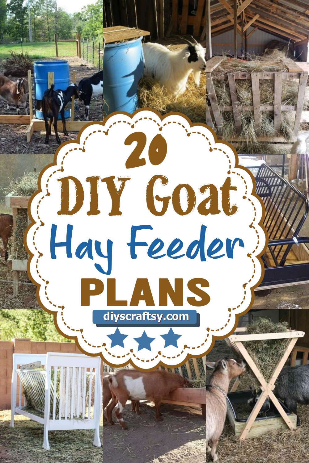 20 DIY Goat Hay Feeder Plans You Can Build Easily
