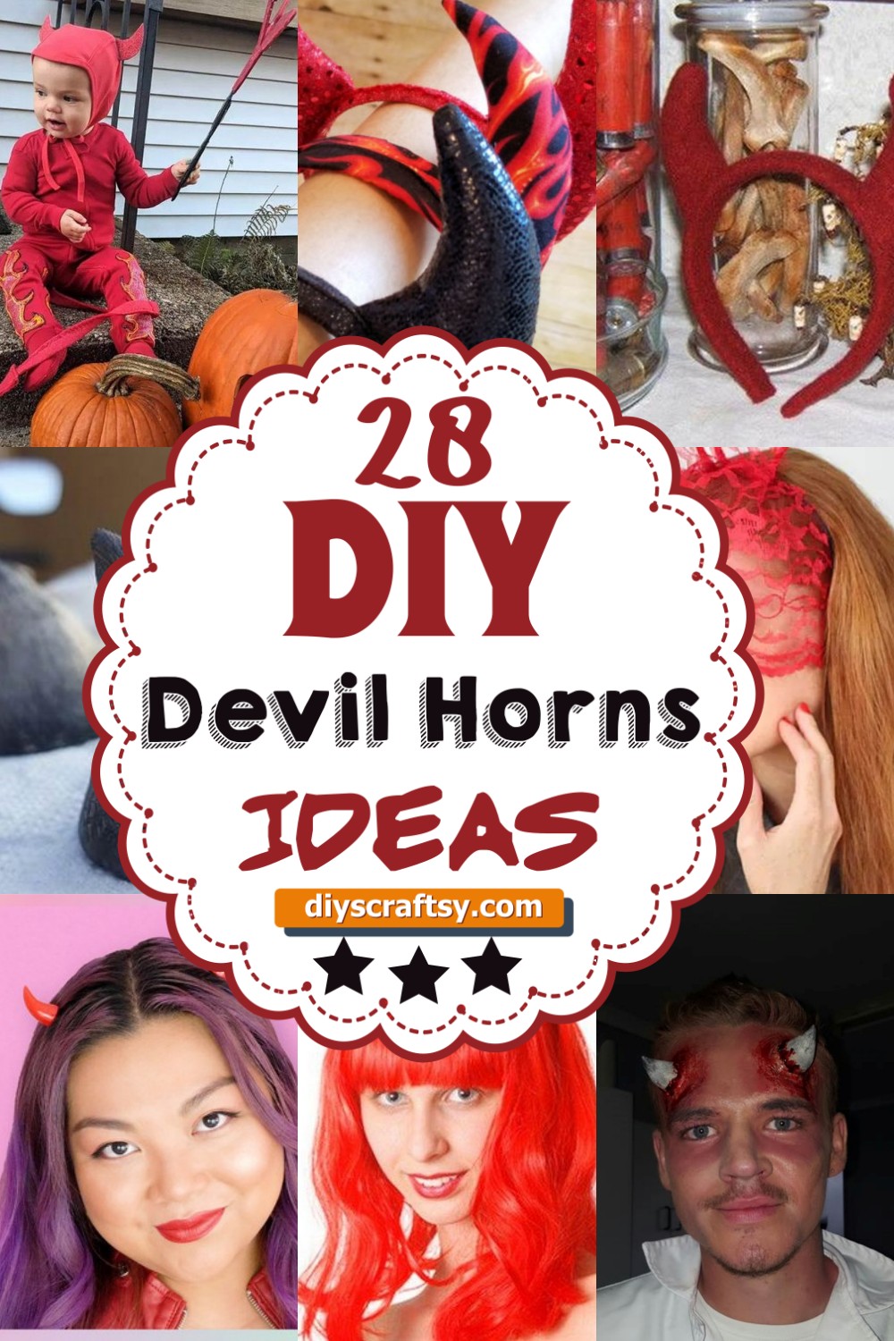 28 DIY Devil Horns