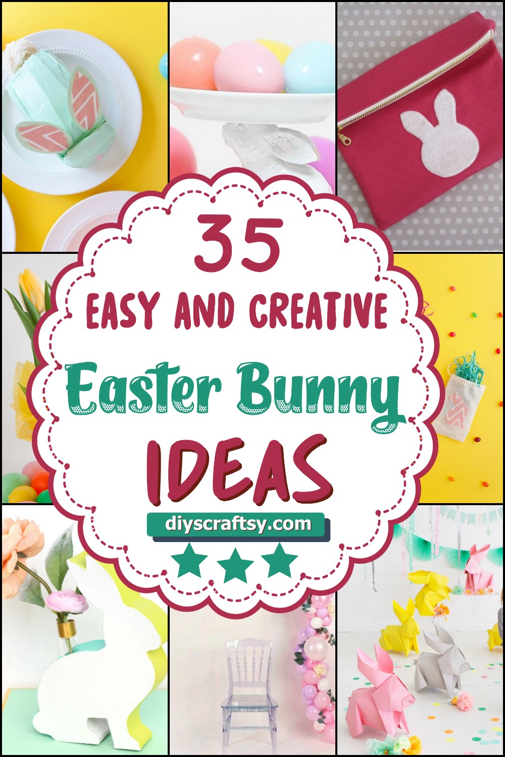 35 Easy And Creative Easter Bunny Ideas