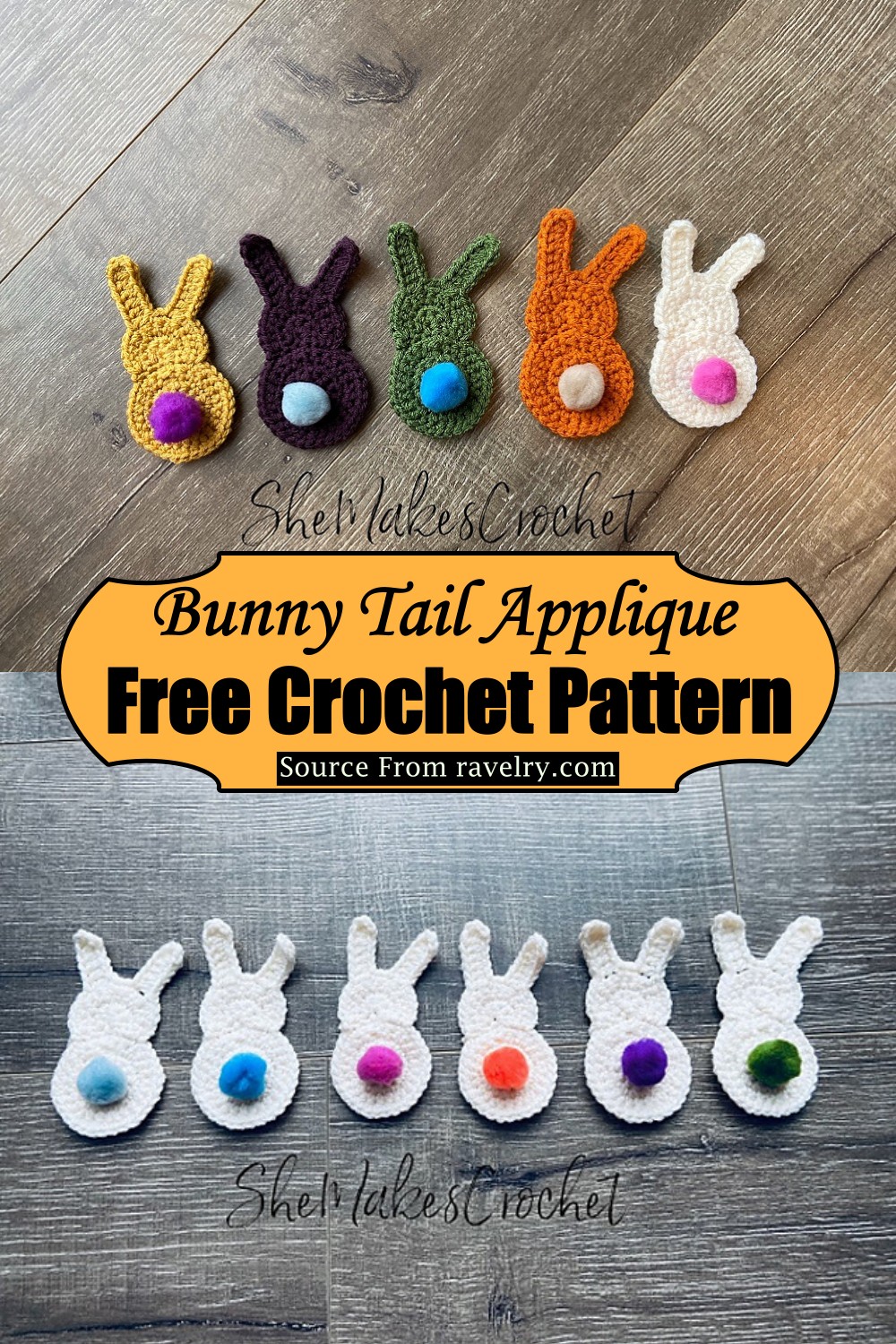 Bunny Tail Applique