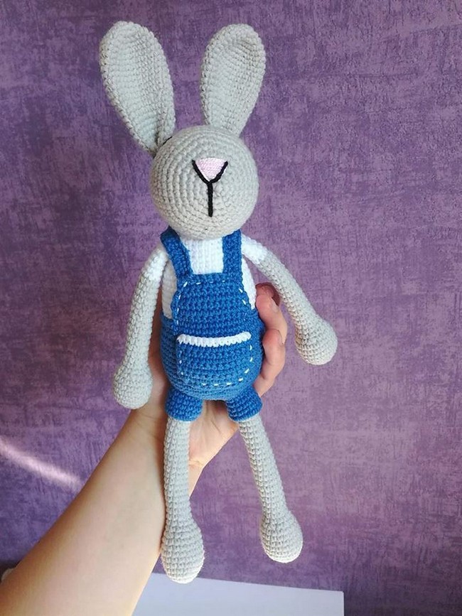 Bunny in Dungarees