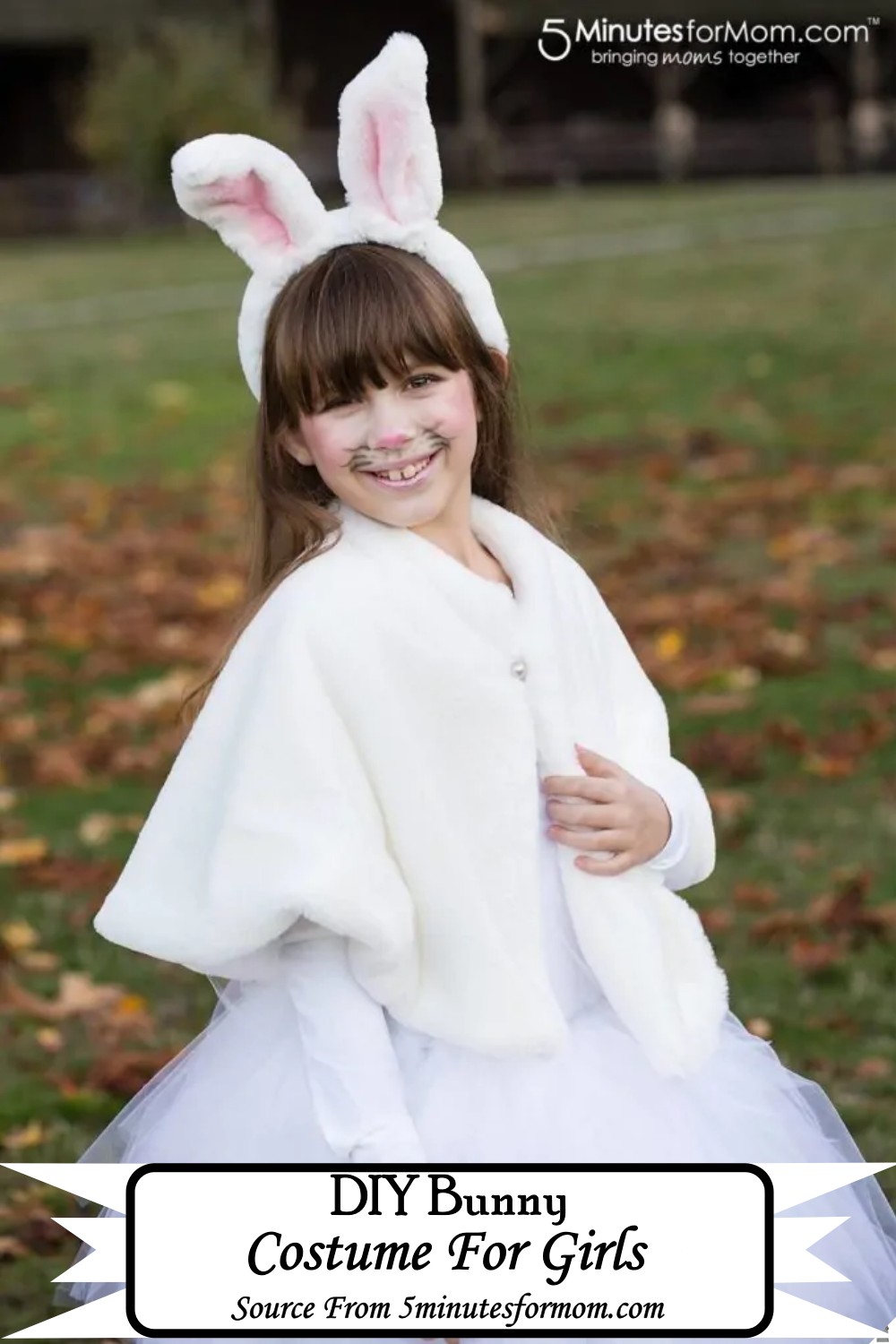 DIY Bunny Costume For Girls